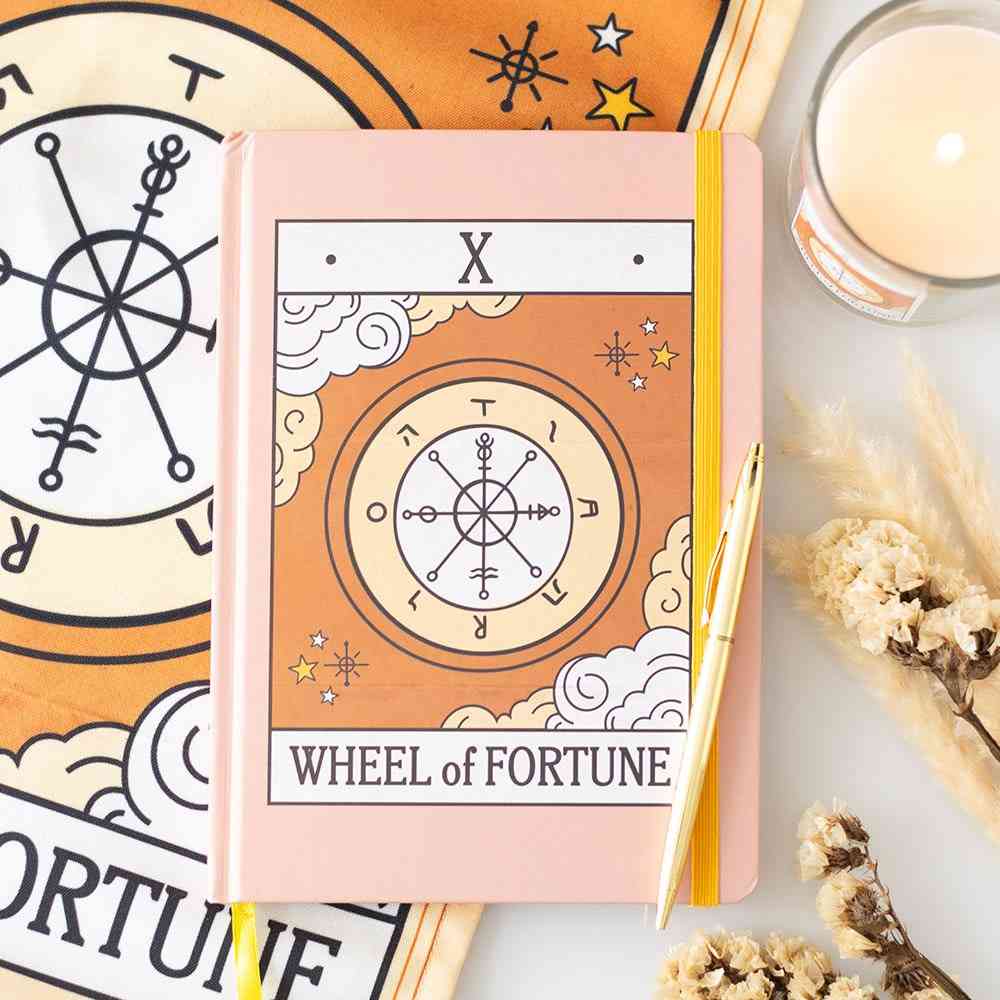 Something Different - The Wheel of Fortune Vintage Tarot A5 Notitieboek - Multicolours